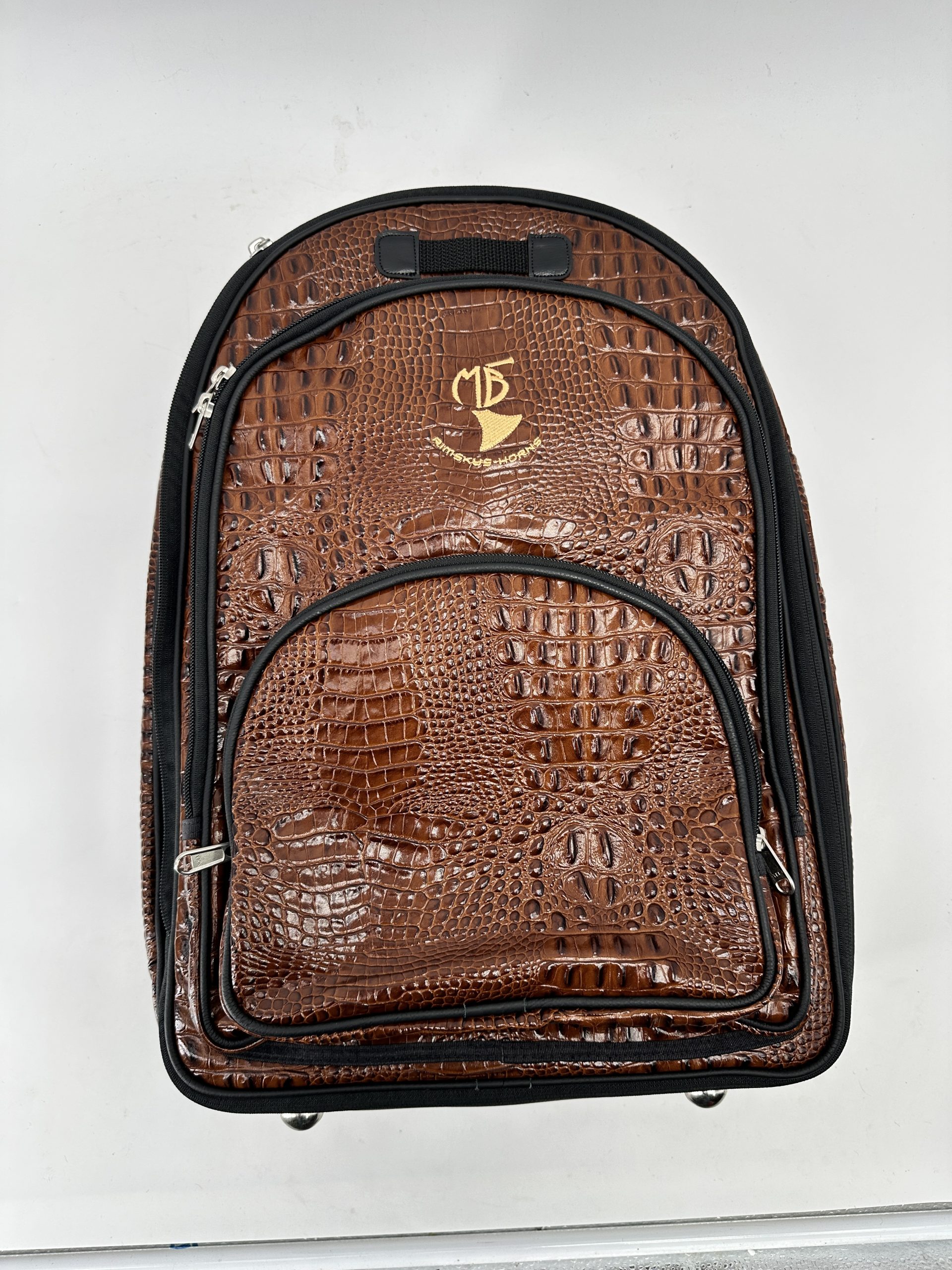 Marcus Bonna Backpack : Leder Croco design - Afbeelding 5